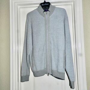 Robert Graham Full Zip Classic Fit Sweater L